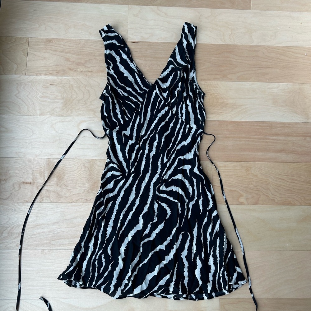 Realisation Par Isabelli Mini Dress in zebra.